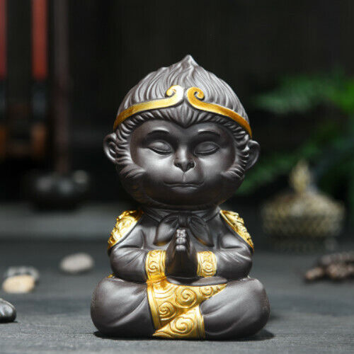 Tea Pets Chinese Purple Tea Pet Clay Kung Fu Tea Set Monkey King Tea Accessories