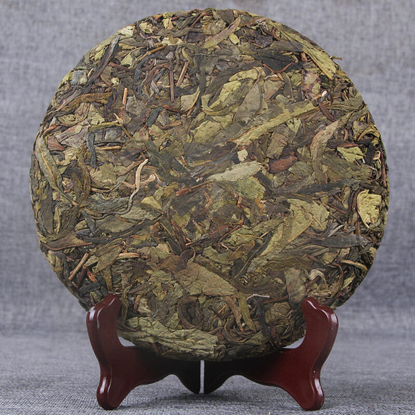 357g Lincang Iceland Gold Leaf Tea Seven Seed Cake Tea Old Tree Puerh Tea