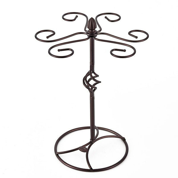 Wine Glass Holder Metal Wine Rack Hanging Bar Stand Bracket Goblet Holder Gift