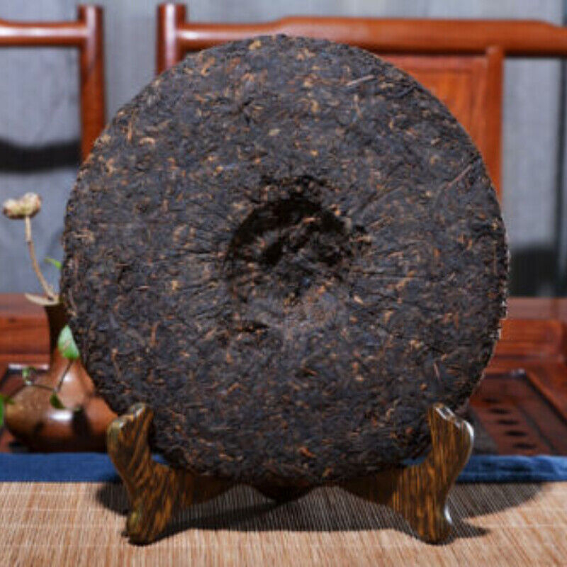 HelloYoung Menghai Puerh Ripe Tea Cake Black Tea Health Care Yunnan Palace Pu'er Tea 357g