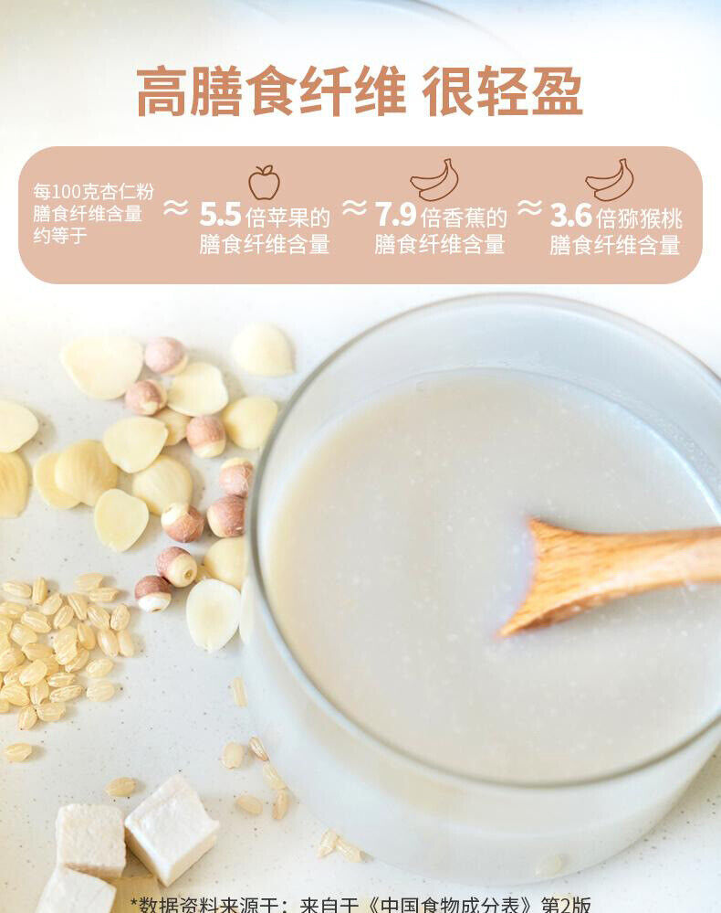 Almond 7 White Drinking Powder Nutritional Meal Replacement Drink Almond Powder