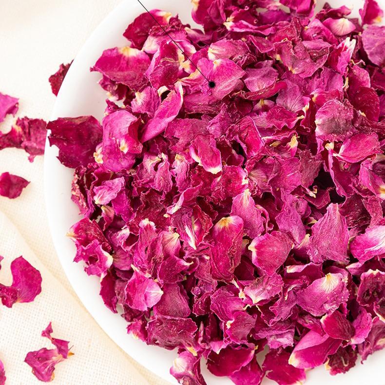 Great Value Additive-Free Premium Quality Double Red Rose Petal Rose Tea - 50g