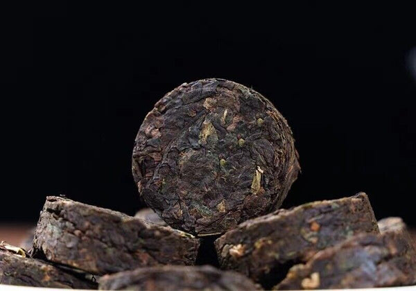 500G Yunnan Pu'er Tea Glutinous Aroma Xiao Tuo Tea Strong Aroma  Aged Ripe Tea