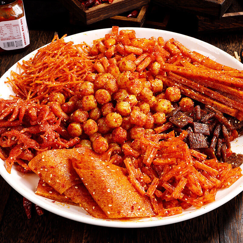 Retro spicy snack bag, classic childhood spicy and delicious spicy strips Secondary image