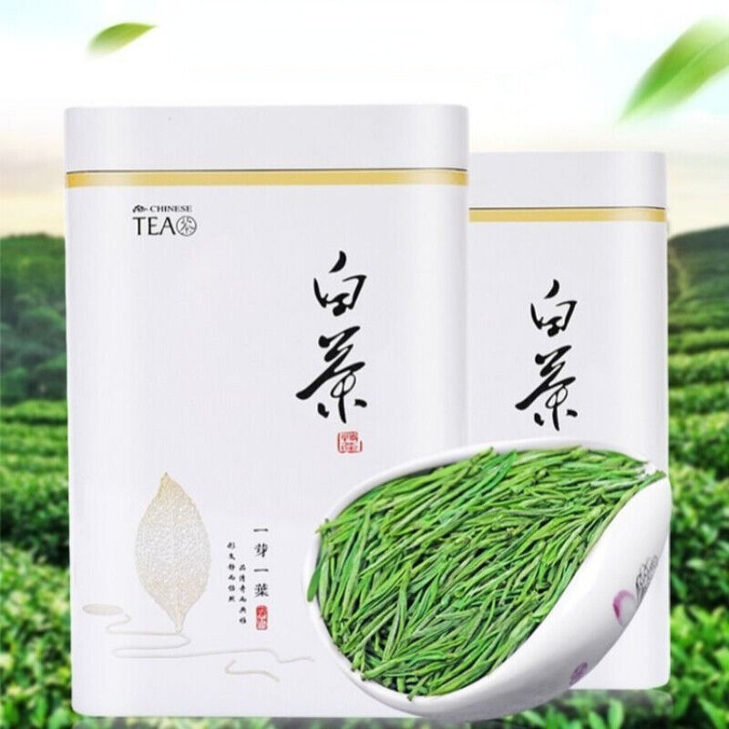 HelloYoung Green Tea Gift Pack Organic An Ji Bai Cha Tea 250g Anji Loose White Tea Chinese