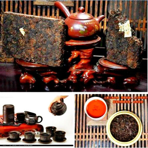 HelloYoung 250g Premium Puerh Tea Brick Black Tea Anitique Puer Tea Collectible Pu-erh Tea
