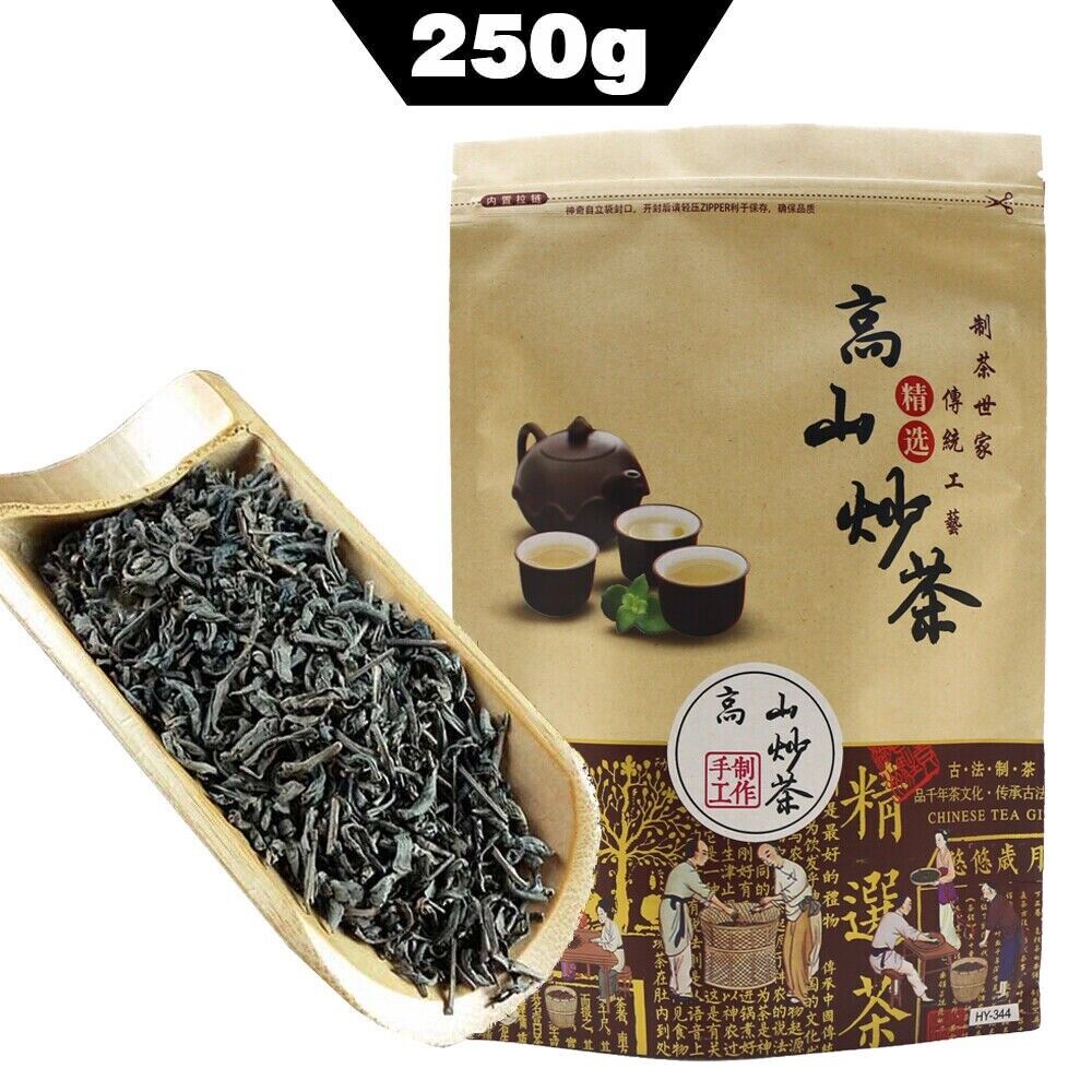 Handmade Fried Tea China Pingshang 250g Strong Aroma Traditional Flavor Premium Main image