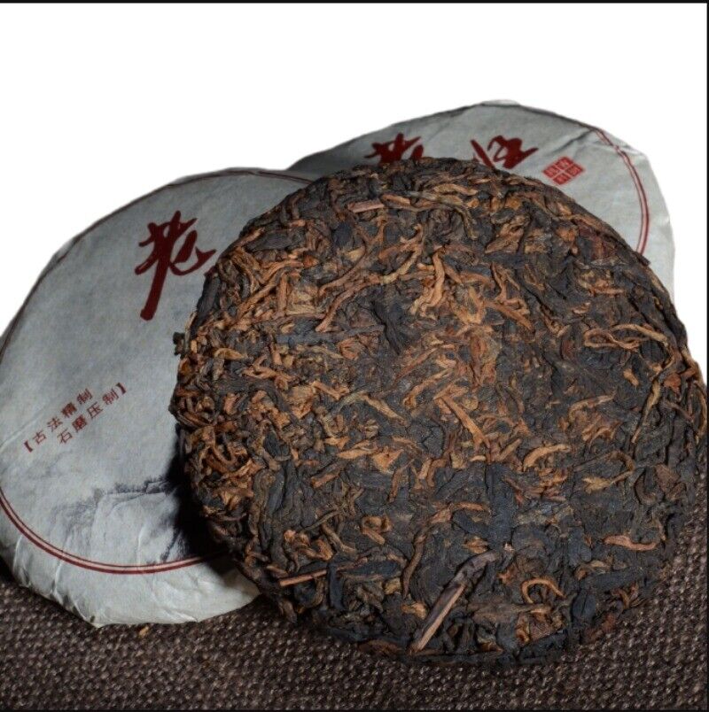 HelloYoung 100g*3 Puerh Tea Ripe Tea Cake Tea Lao Banzhang Ripe Tea Pu'er Ripe Tea Cake