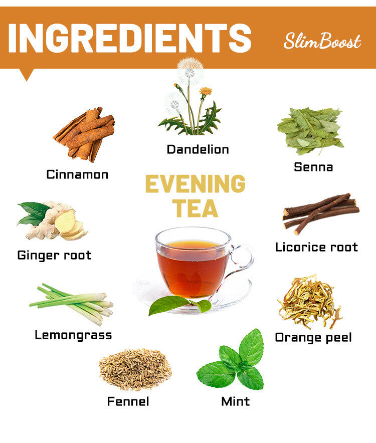 Slim Tea Slim Boost Keto Diet Detox Daytime Tea and Evening Tea