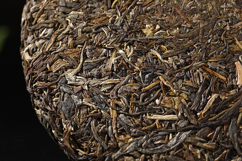 HelloYoung Yunnan Pu'er Tea Yiwu Ancient Tree 357g Pu'er Raw Tea Cake with Orchid Aroma