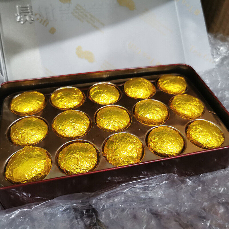 HelloYoung 15pcs/box Yunnan Nuoxiang Pu'er Ripe Tea Iron Box Nuoxiang Mini Tuo Tea Secondary image
