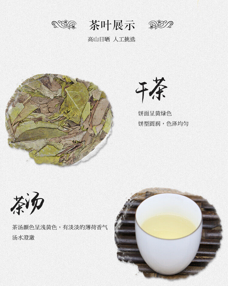 Golden Leaf White Tea   Mint Aroma White Tea Organic Ancient  300g