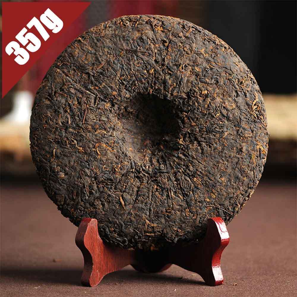 357g Arbor Eco King Ripe Puer Tea,2006 Yr Bulang Mountain Shu Puerh Tea Main image
