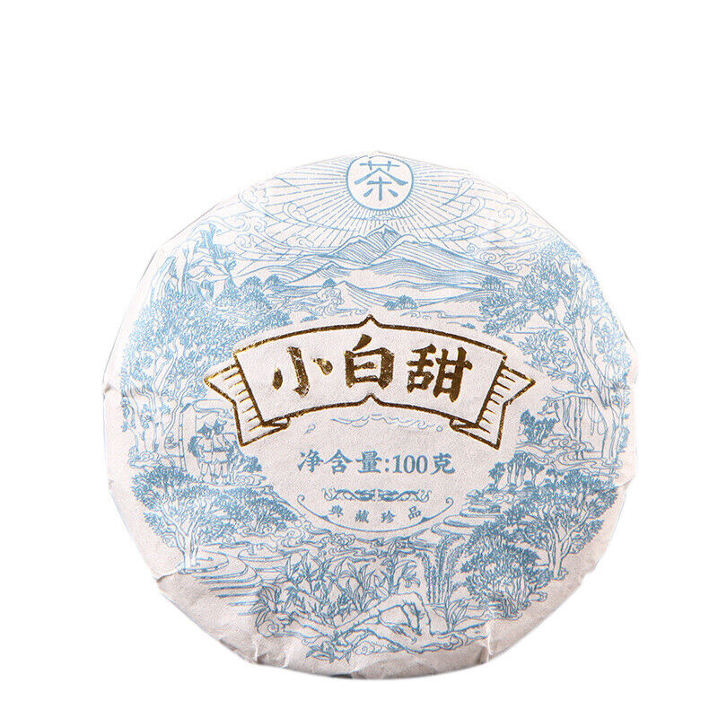 100g weißer Tee Kuchen Xiao Bai Tian High Mountain Tee Organischer alter Baum