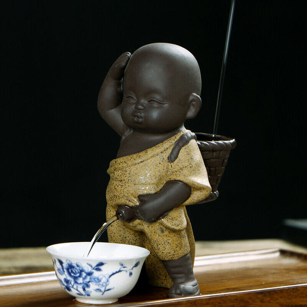 Tea Pet Ornament Tea Decoration Chinese Folk Art Purple Clay Decoration Crafts