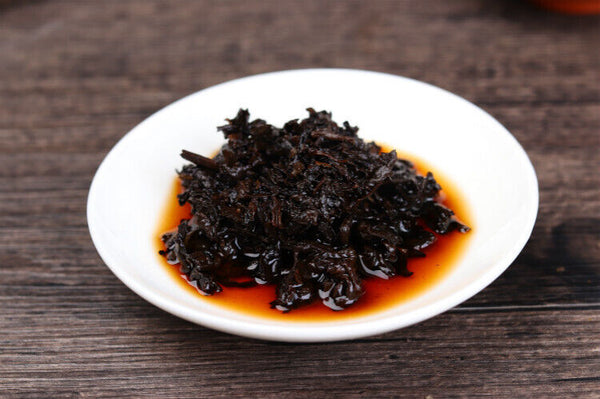 HelloYoung 250g Dry Storage Ripe Tea Menghai Golden Bud Mellow Golden Aged Pu'er Ripe Tea