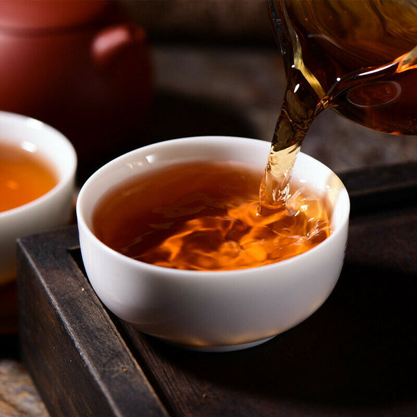 HelloYoung TeaPu-Erh Tea Cake Spring Pu'er Black Tea Healthy 357g Top-Grade Yunnan Dian Hong