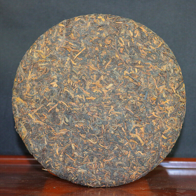 Pu-erh Ripe Tea Tree King Shu Tea Brown Mountain Puerh Ripe Tea Cake 357g Secondary image
