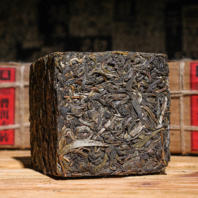 HelloYoung Natural Yunnan Pu'er Raw Tea Brick 500g Pu'er Raw Tea Brick Healthy Drink Secondary image