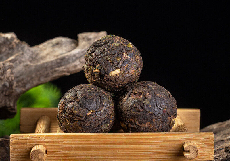 500G Yunnan Pu'er Tea Glutinous Fragrant Xiaotuo Old Ripe Tea Dragon Ball Tea