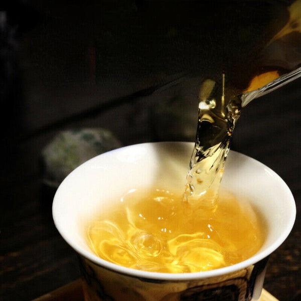 HelloYoung Yunnan Pu'er Raw Tea Handmade Chinese Pu-erh Organic Tuocha Pu-Erh Green Tea500g