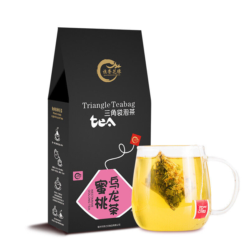HelloYoung A variety of combinations peach oolong tea white peach bag infusion flower tea Main image