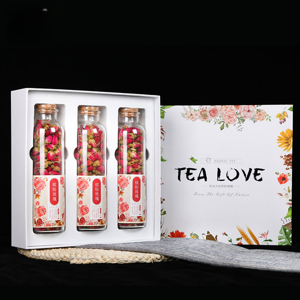 HelloYoung 150G Rose tea, osmanthus box, flower fruit tea, gift box, flower tea