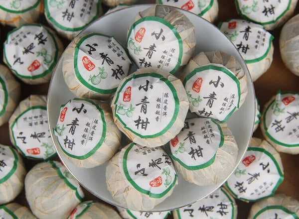 5-year Palace Tea Xinhui Old Tree Sun-dried Small Green Tangerine Pu'er Tea