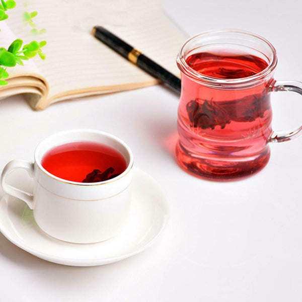 HelloYoung Leaves Sour Plum Soup Rose Dried Flower Tea Roselle Tea Rose Luoshen Flower Tea