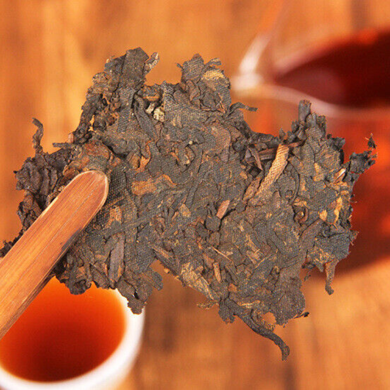 357g/12.59oz Spring Tea Icelandic arborvitae tea Ripe Pu'er Tea Cake Health Tea