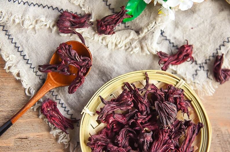 Organic Roselle Tea Dried Buds Dried Roselle Hibiscus Flower Makes A Healthy Tea