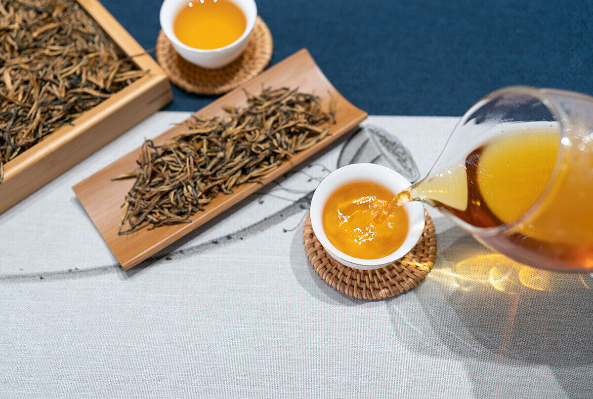HelloYoung 500G Yunnan Black Tea Mini Gold Needle Fengqing Dian Hong Tea Small Gold Needle