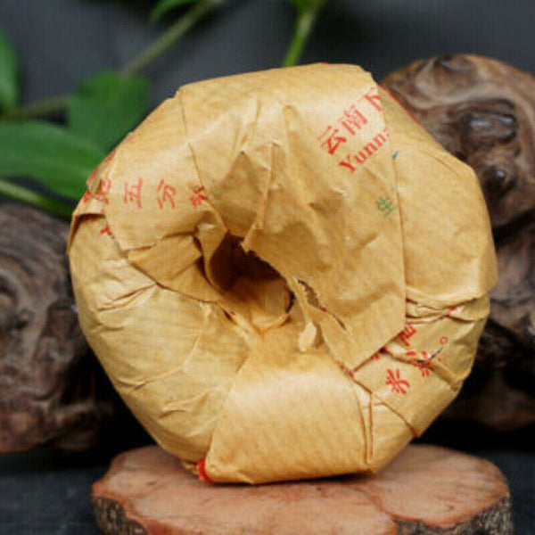 HelloYoung 100g Shangpin Jinsi Gold Ribbon Tuo Cha Puer * Yunnan Xiaguan Pu'er Tea