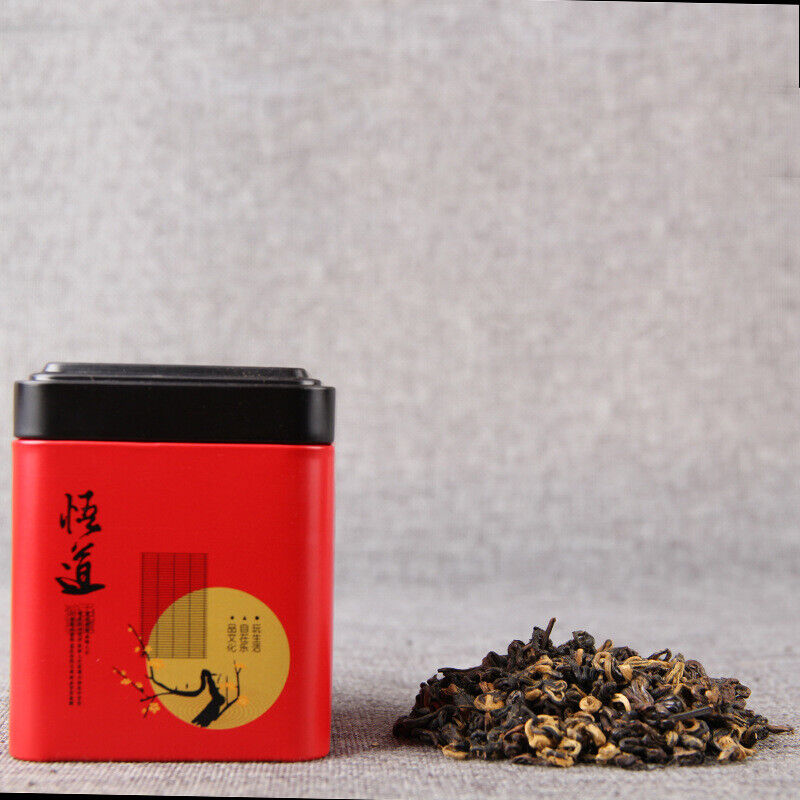 HelloYoung TeaBlack Tea One Bud One Leaf Loose Tea Chinese Dianhong Tea Chinese Kungfu 80g Secondary image