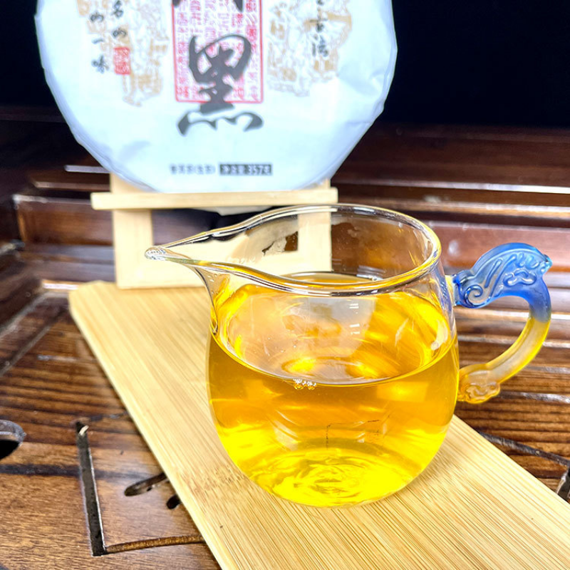 HelloYoung 357g Mahei Gushu Pu'er Tea First Spring Pu'er Raw Tea Yiwu Old Gushu Tea Cake