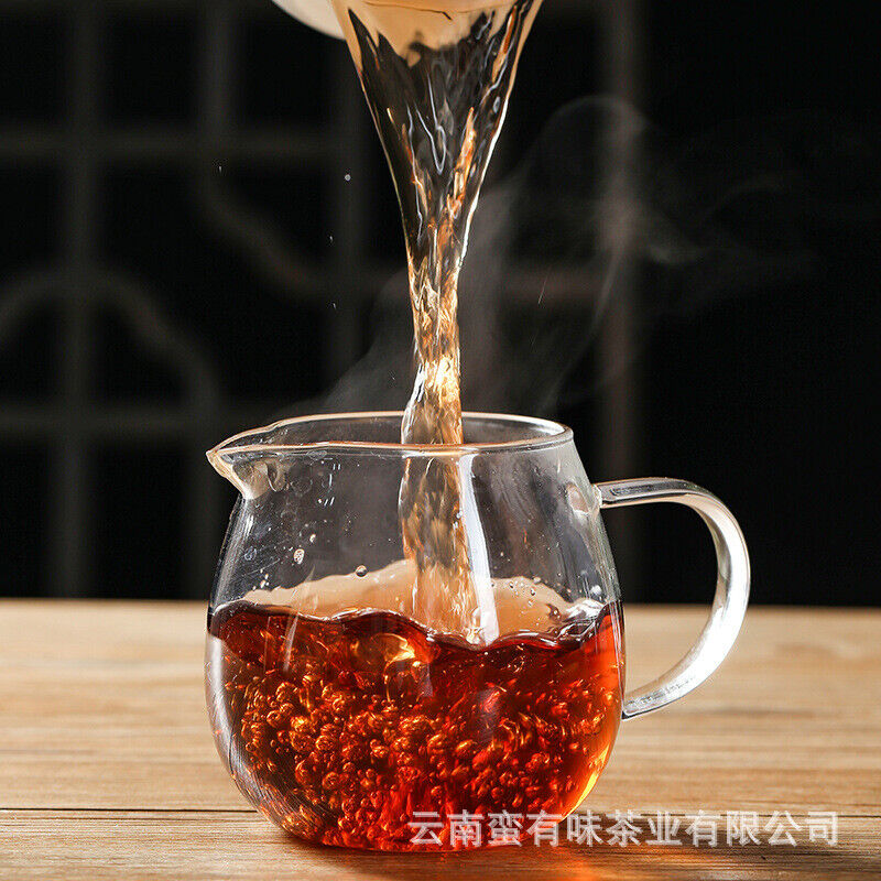 HelloYoung 357g Puerh Tea Dry Storage Ripe Tea Menghai Source Flavor Yunnan Cake Ripe Tea