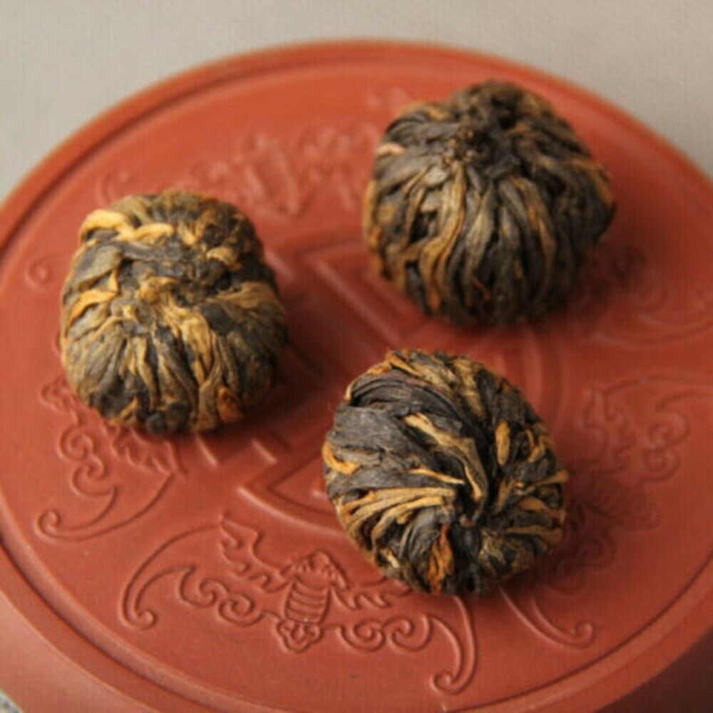 Dragon Pearl Dian Hong Black Tea Yunnan Golden China Premium Loose Leaf Secondary image