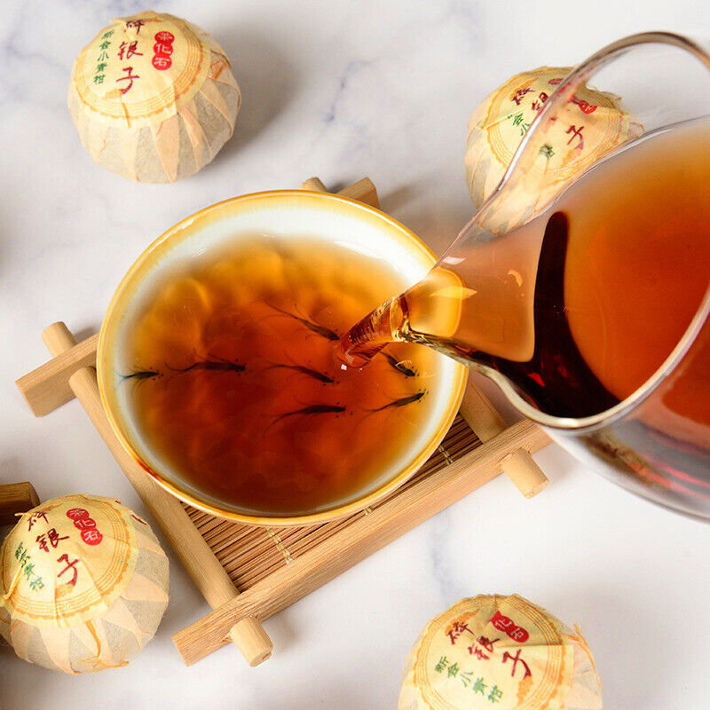 HelloYoung 500g High Quality Yunnan Pu'er Tea Ripe Tea Pu'er