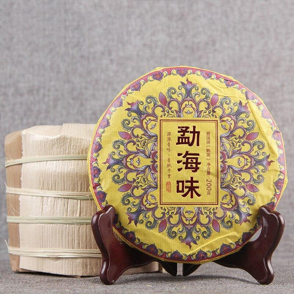2020 Old Mellow Ripe Puer Tea,Menghai Flavor Shu Puer Tea Collection 200g/pc