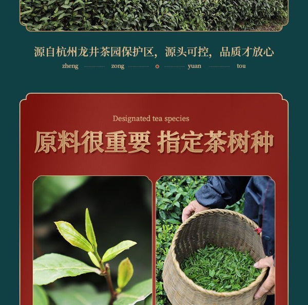 2025 Pre Qingming AAA Longjing Tea No43 Rich Bean Aroma 125g Premium