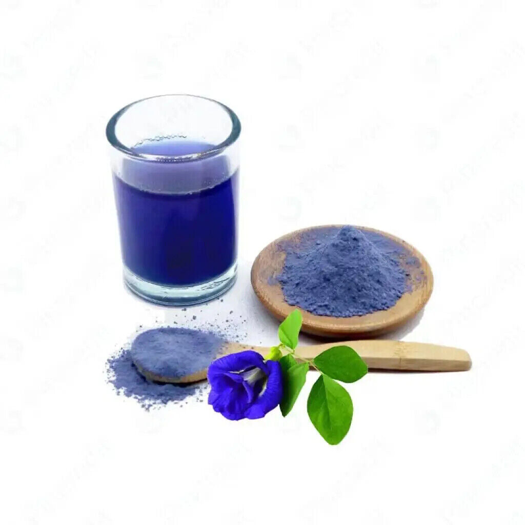 100% Pure Water Soluble Food Grade Blue Matcha Butterfly Pea Flower Powder