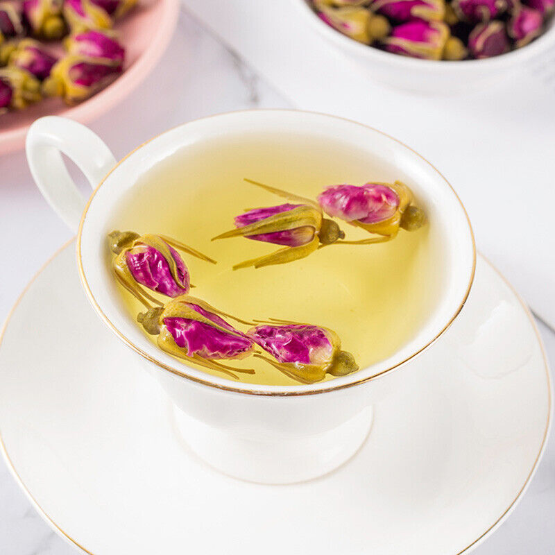 Dried Red Rose Petals Tea - Premium Loose Leaf Rose Tea Stress Relief Improved