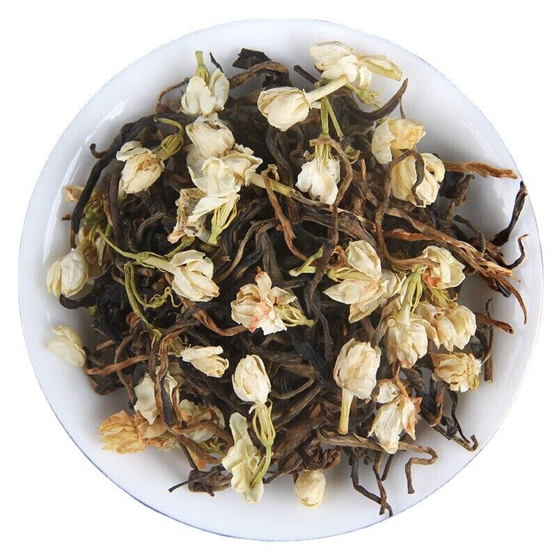 HelloYoung Jasmine Black Tea Fengqing Yunnan Dian Hong Tea Red Gold Buds Bulk 500g/1.1lb Secondary image