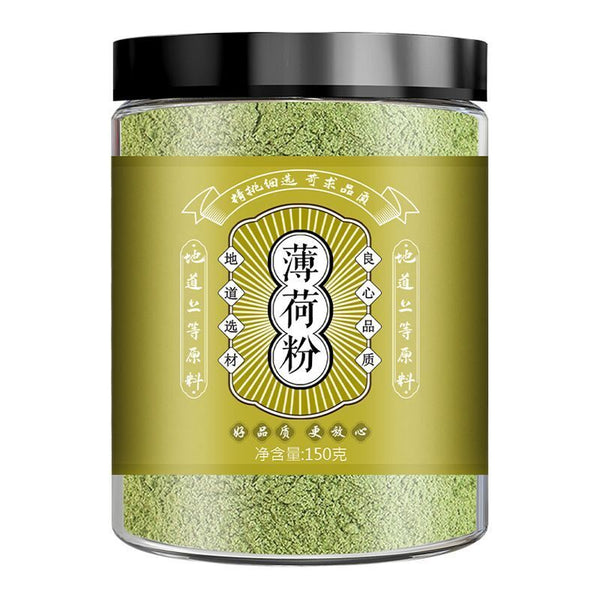 Pure Mint Powder Fresh Ground Baking Materials Can Be Used As Facial Mask