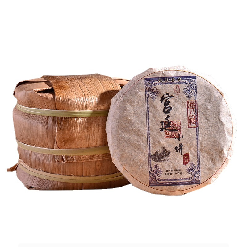 Pu'er Tea Cooked Tea Cake 100g Palace Cake Puerh Tea Secondary image