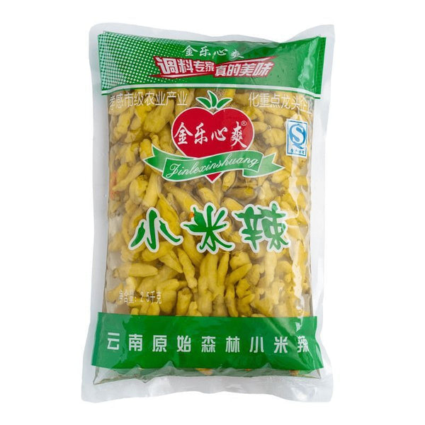 Pickled Chili Pepper Wild Mountain Pepper Sour and Spicy Flavor Appetizer