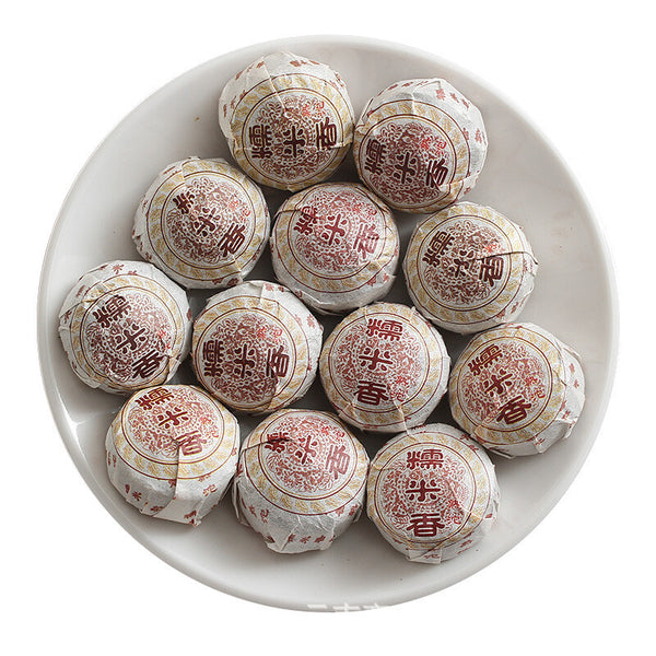 500g Glutinous Rice Fragrance Cooked Tuo (White Cotton) Yunnan Pu'er Tea