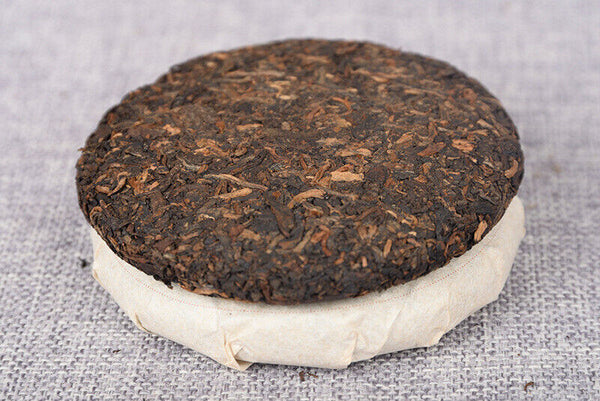 HelloYoung Yunnan Tea  Ripe Puerh Tea 100g Old Puerh Ripe Tea Cake