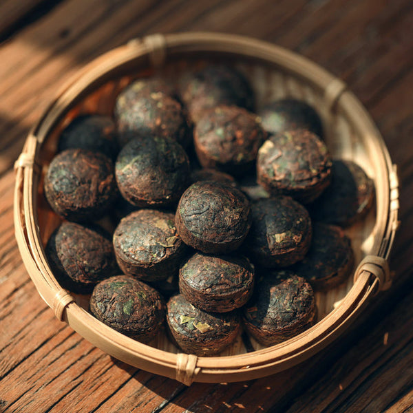 HelloYoung TeaFlavor Tuocha Cooked Pu-Erh Black Tea 250g Traditional Pu'er Tea Glutinous Rice