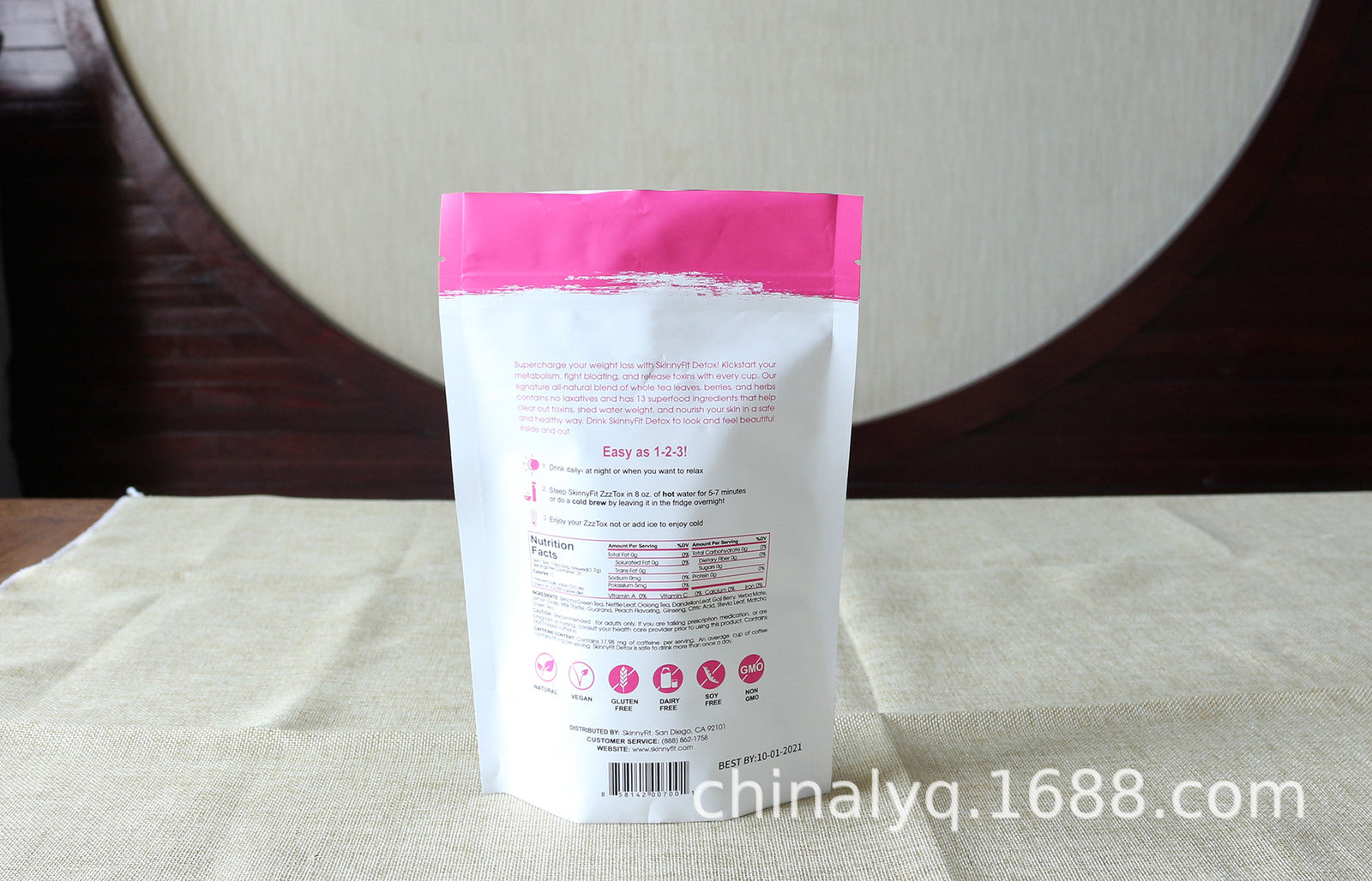 Herbal Drink for Flat Tummy Healthy Cleanse Detox Slimming Tea